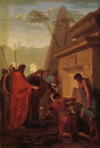 King Darius Visiting the Tomh of His Father Hystaspes